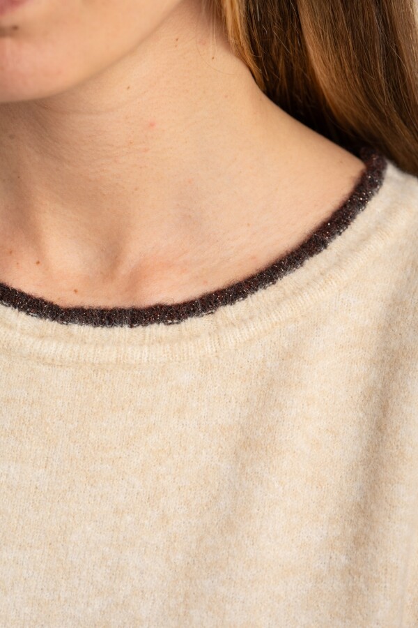 Sweater Rayado Bordeaux