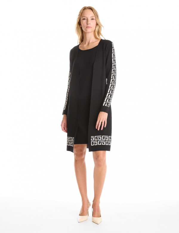 Vestido Twofold NEGRO/BLANCO