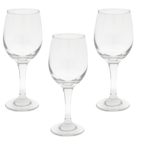Set de 6 copas de vidrio para Vino Set de 6 copas de vidrio para Vino