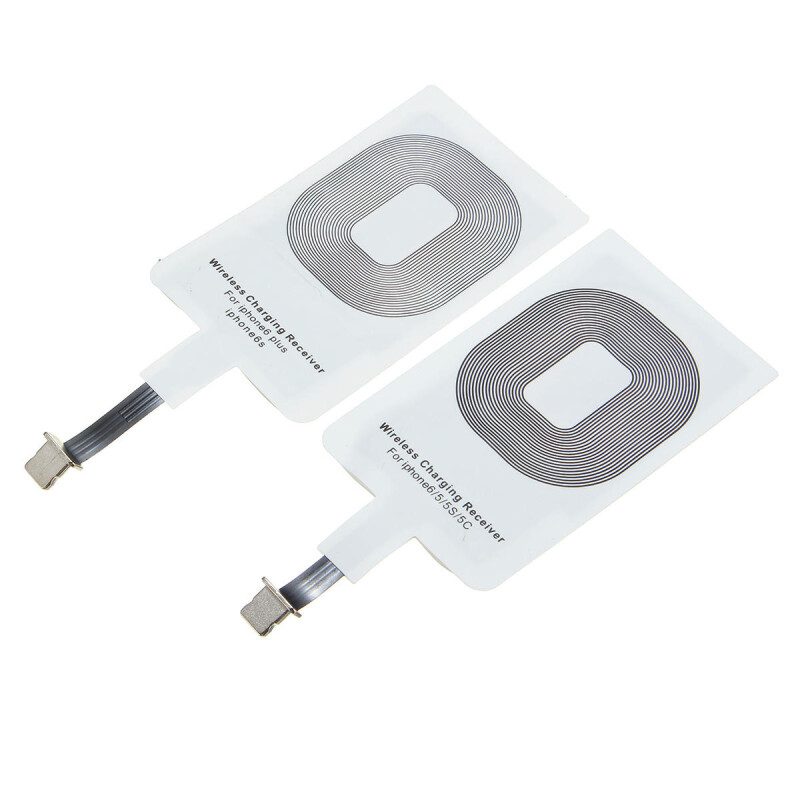 Adaptador Qi Lightnin para Cargador Inalámbrico Compatible con Iphone Adaptador Qi Lightnin para Cargador Inalámbrico Compatible con Iphone