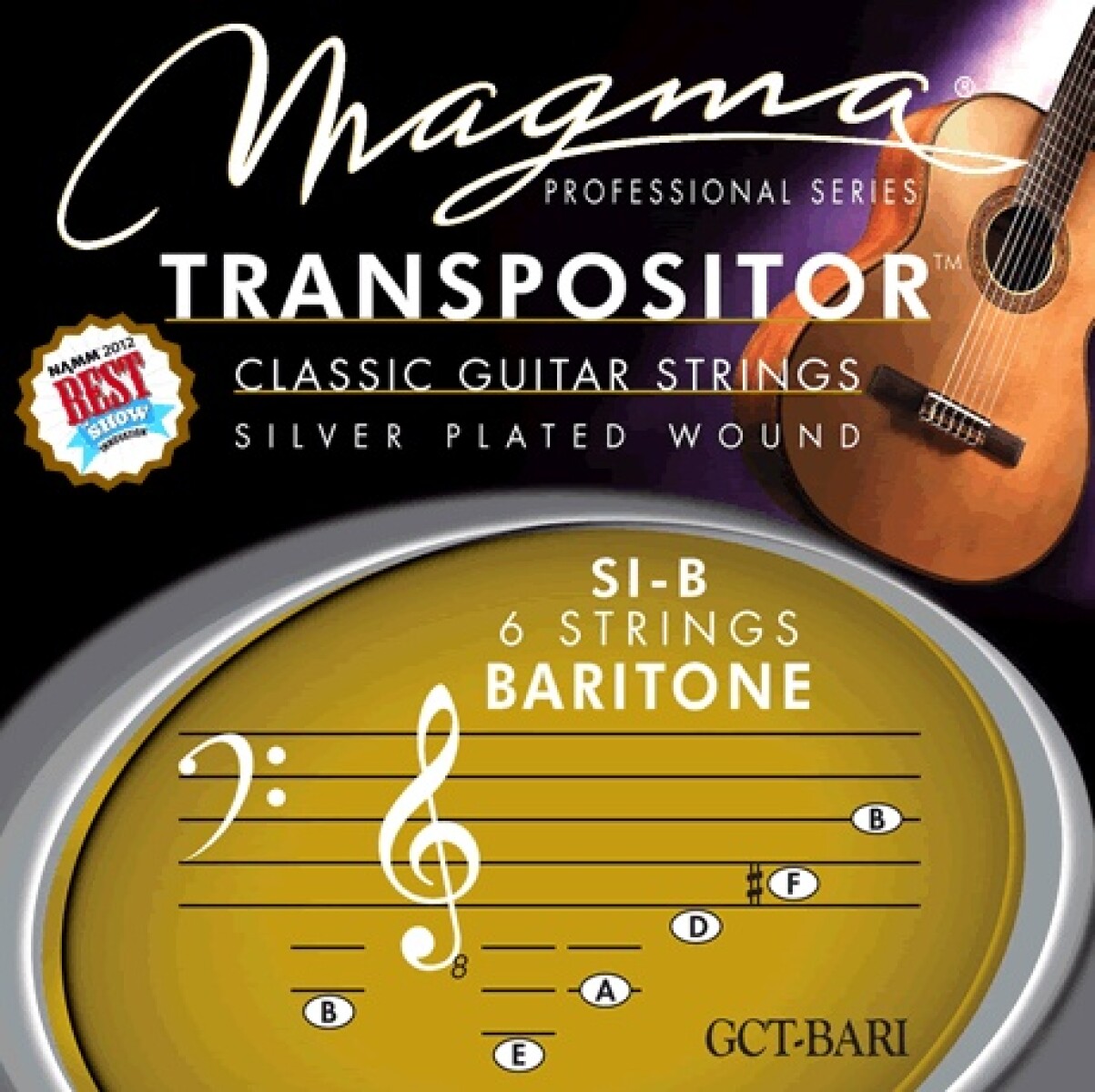 Encordado Clásica Transpositor Magma Baritono Si-b GCT-BARI 