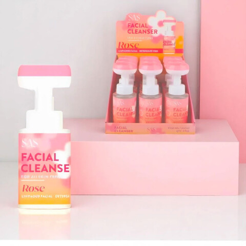 Limpiador facial rosas para todo tipo de piel Limpiador Facial Rosas Para Todo Tipo De Piel