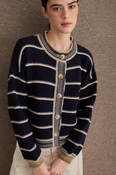 CARDIGAN TERRO TENNIS Azul