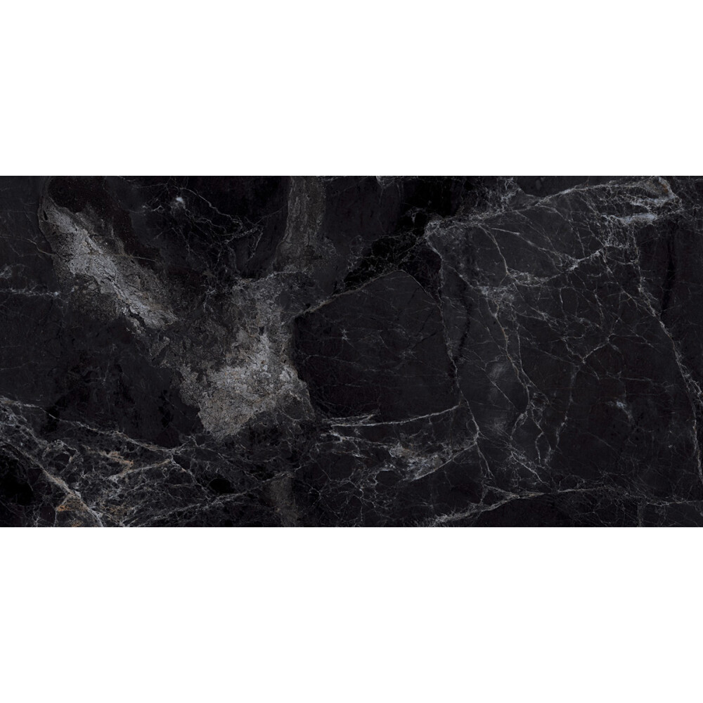 PORCELANATO GLIMEX BLACK 60x120 CM HIGH GLOSS Porcelanato Glimex Black 60x120 Cm High Gloss
