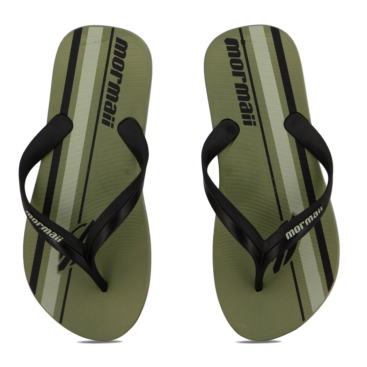 Chanclas Mormaii Ii Ojota Tropical Grafics - Verde-negro 