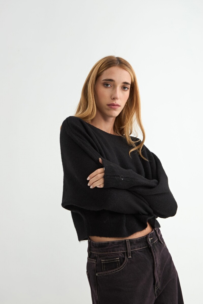 SWEATER CALA - NEGRO 