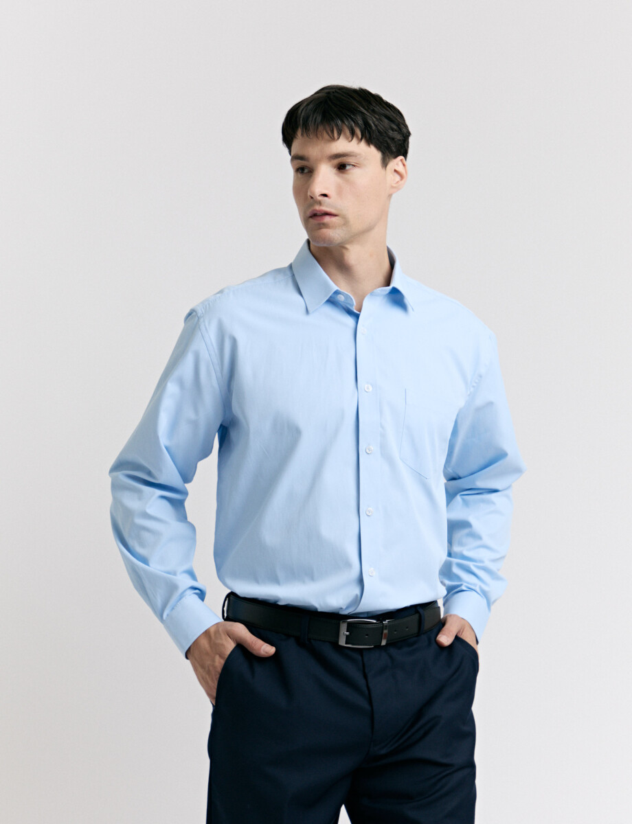 012674 CAMISA HARRINGTON LABEL Celeste