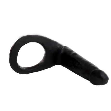 Anillo Hot Finger Corto Macizo Negro