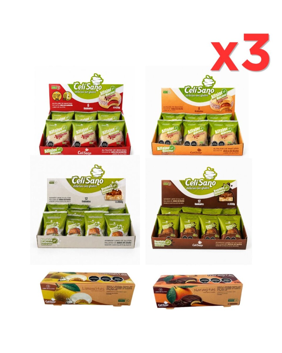 Suscripción plan: COMBO 8 (Mix dulce x 3 meses) 