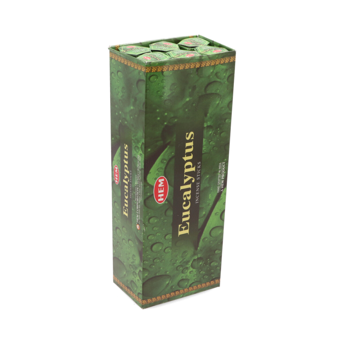 INCIENSO HEM CAJA HEXAGONAL X6 - Eucalipto 