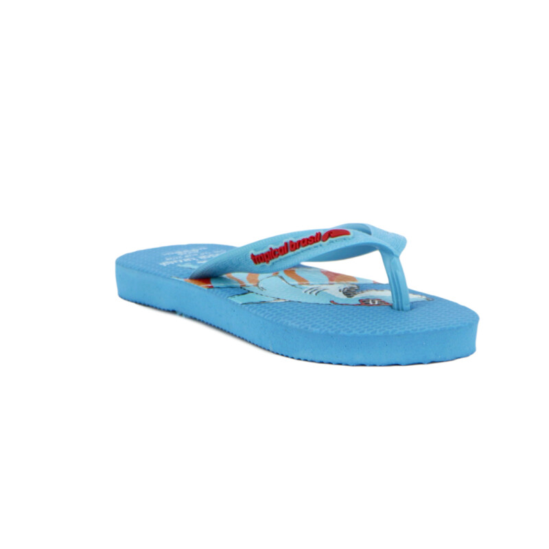 Tropical Brasil Ojota Infantil De Niño - Celeste Celeste