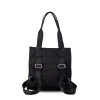 Cartera Mochila en Tela Impermeable Negro