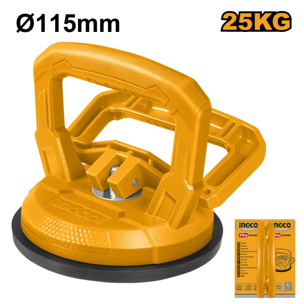 VENTOSA SIMPLE PARA VIDRIO 25KG 11.5CM INGCO HSU012501 VENTOSA SIMPLE PARA VIDRIO 25KG 11.5CM INGCO HSU012501