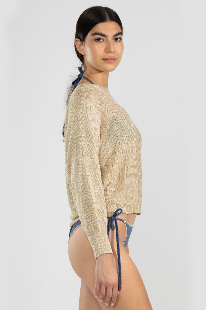 LU TIGER SWEATER Gold