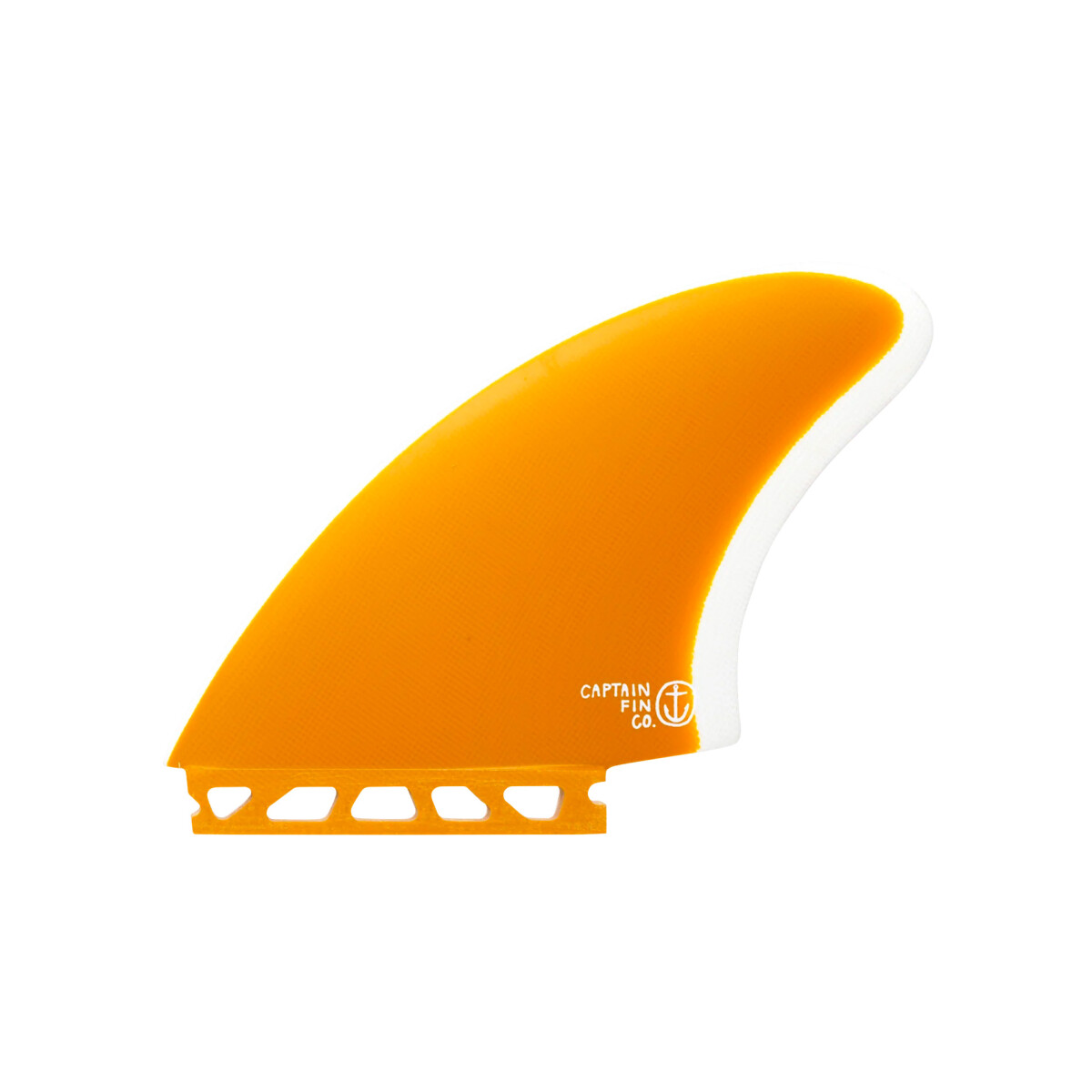 Quillas Captain Fin Keel TWIN - Yellow - Futures System - Futures System 