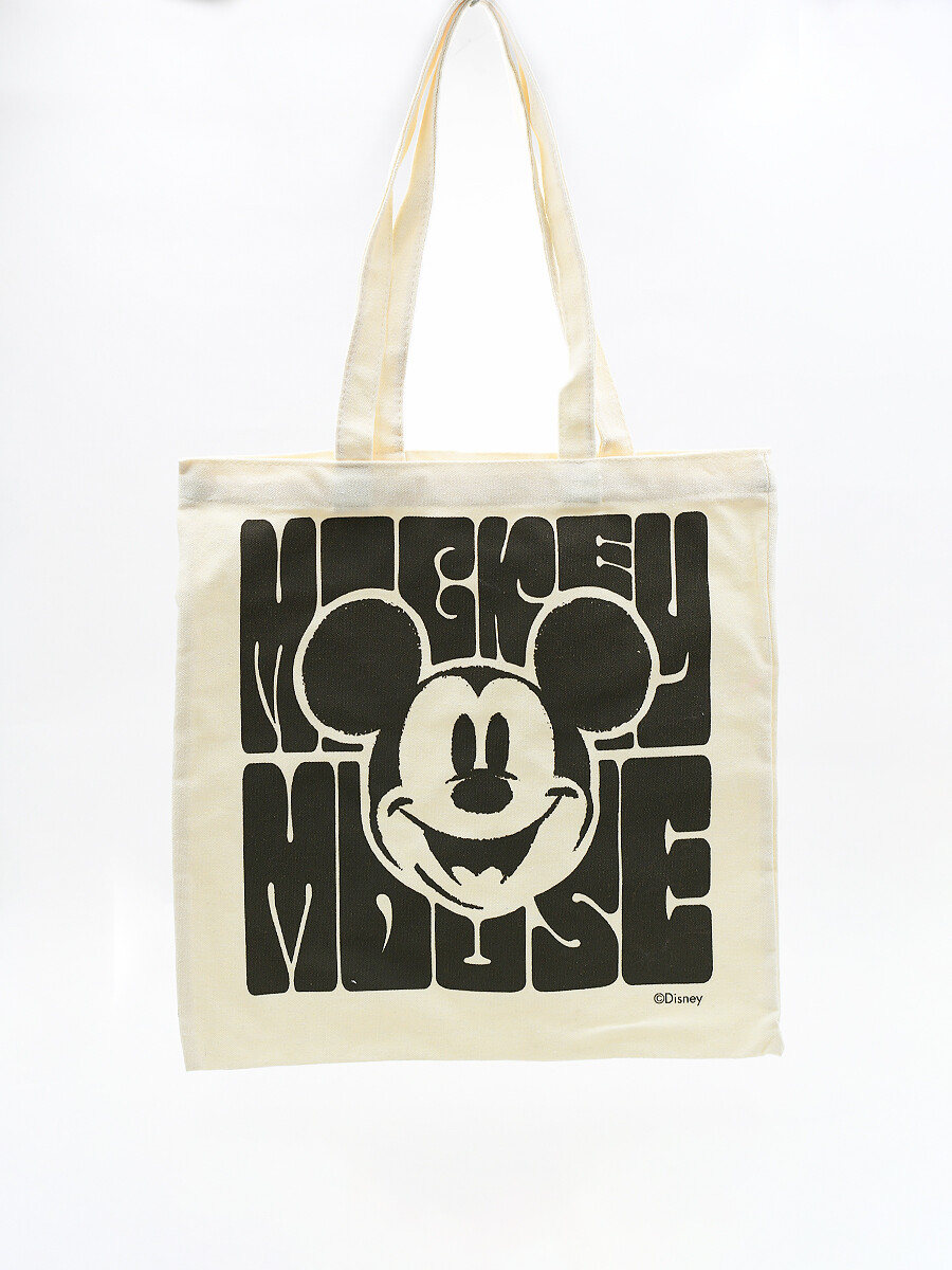 BOLSO CANVAS MICKEY - BLANCO 