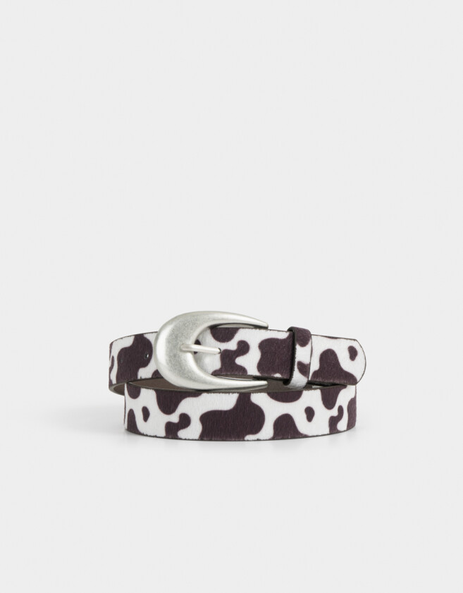 Cinturones y Fajas Cinturón Animal Print Cow - Estampado Animal Print