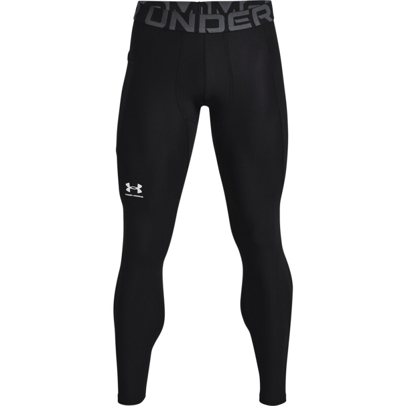 UA HG Armour Leggings-WHT BLK-001