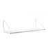 Estante de pared madera y hierro - 1 piso Blanco