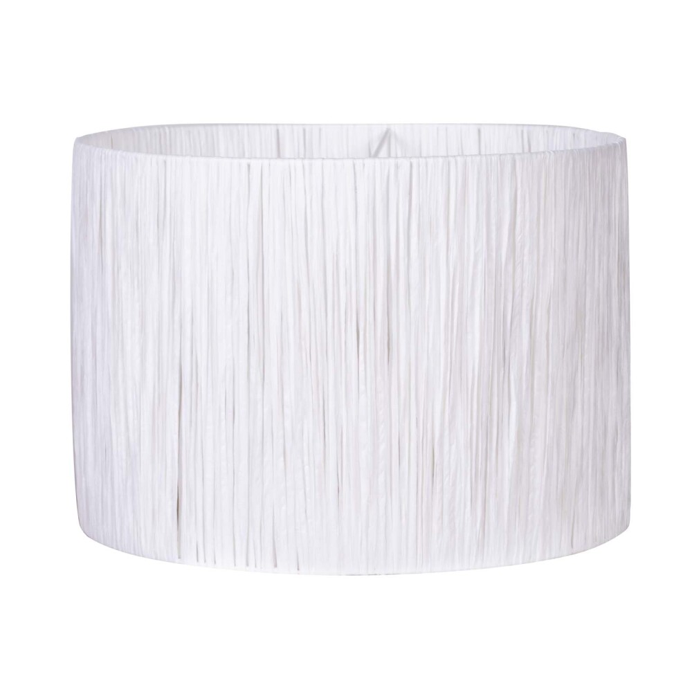PANTALLA RAFFIA BLANCO RAFFIA