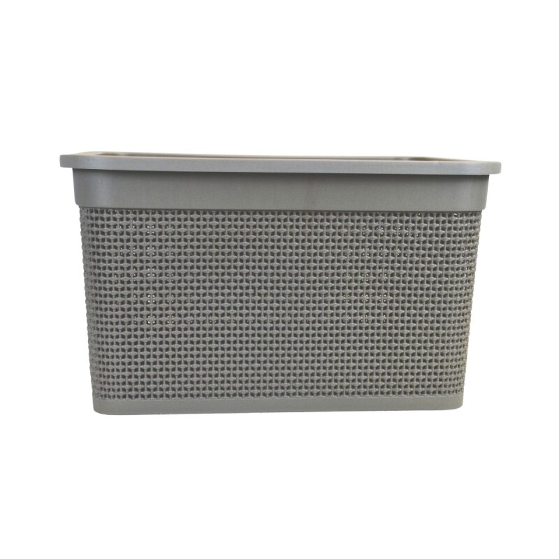 Set x2 Caja simil ratán 40 lts CAPPUCCINO