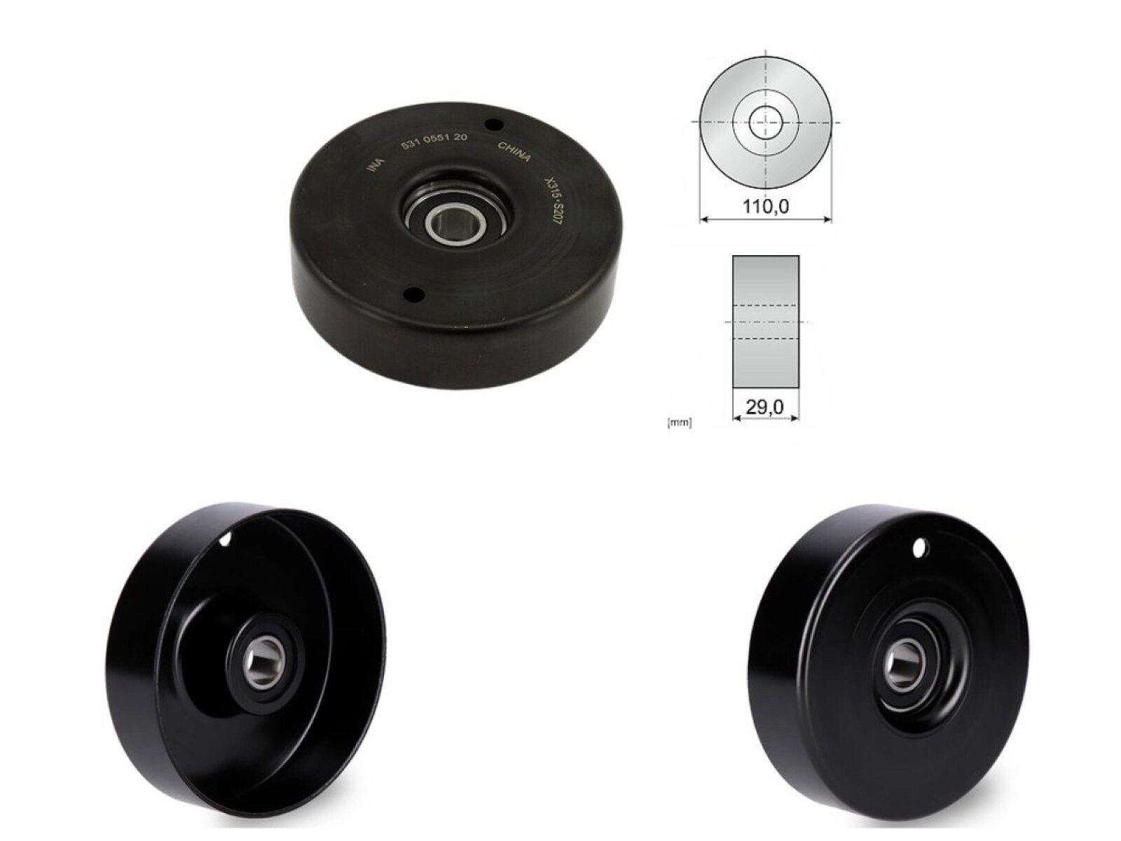 Polea Del Tensor De La Correa Mercedes Benz Ml 230 (W163)/C 180 (W202)/C 230 (W202) Ssangyong Actyon Sport 4X4 93-25 