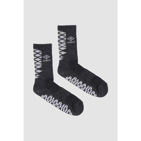 Medias individuales media caña con abs umbro dama Gris melange