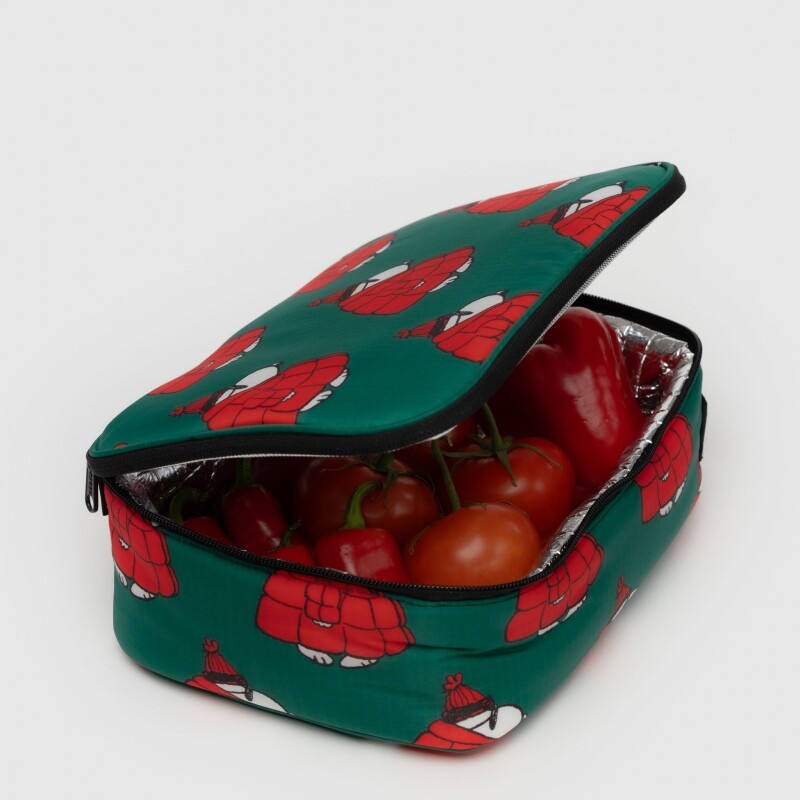 Lanchera Térmica Impermeable Box 24×19cm Snoopy Red