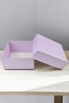 Caja Cuadrada 12x12x6 cm LILA