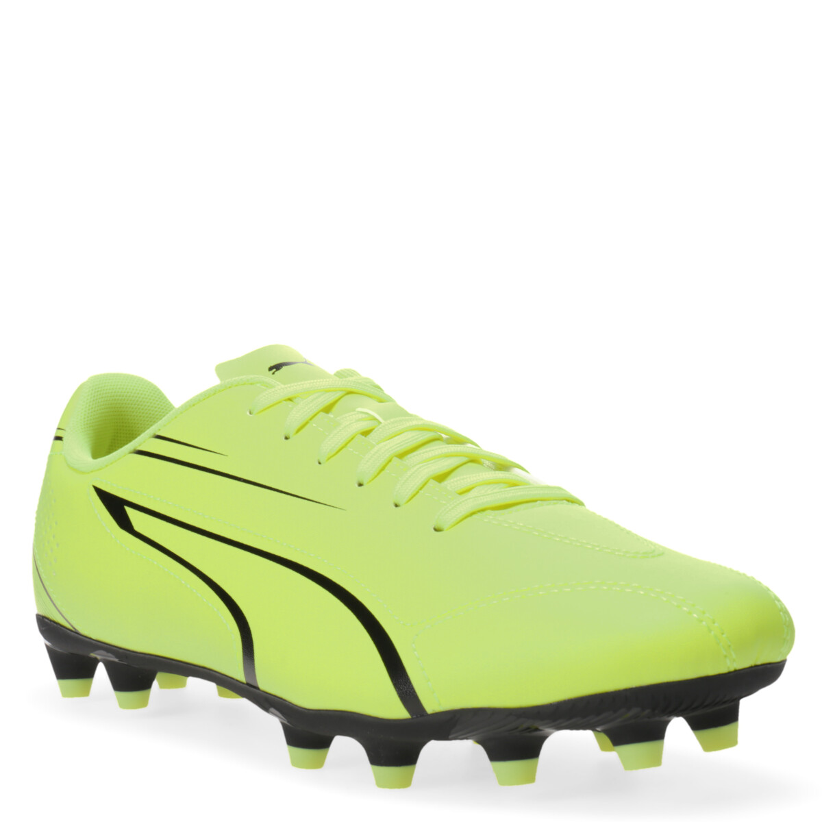 Championes de Fútbol 11 Hombre Puma Vitoria FG - Verde Lima - Negro 