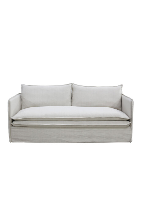 Sofá Dana, 3 Cuerpos Crudo / Natural