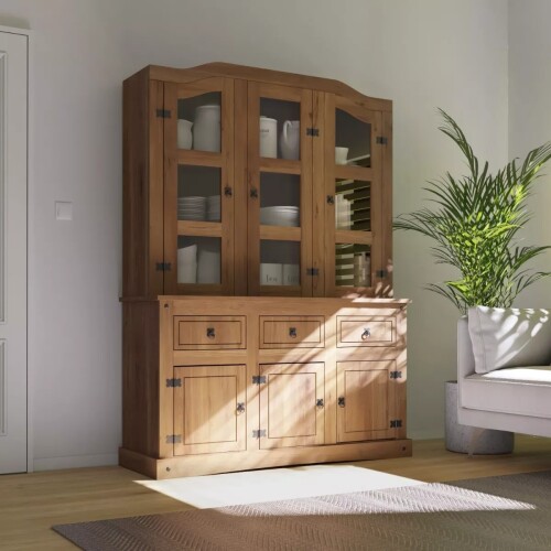 Cristalero 6 puertas - Linea mexicana Oscura