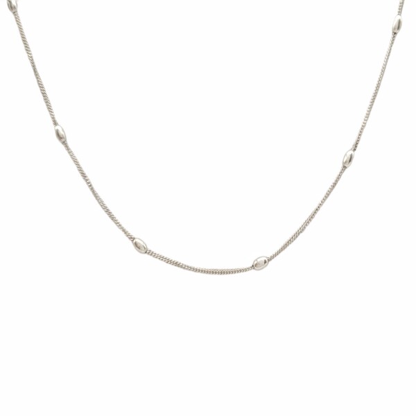 Cadena Gotas doble-Plata 925-Sin Piedra-CD3316 sinpiedra