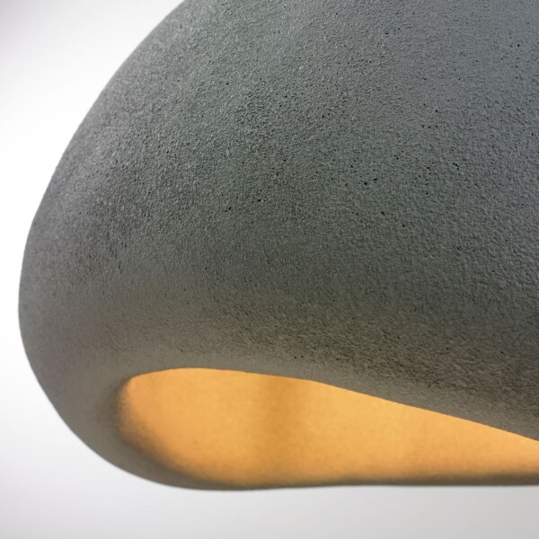 LUMINARIA DE TECHO GREY STONE Gris - Extra Large