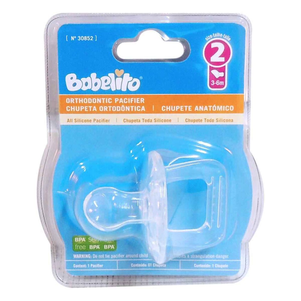 BABELITO CHUPETE ANAT N2 SIL.TRASPARENTE única