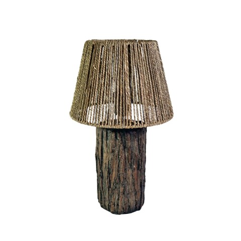 LAMPARA CUERDA BEIGE COMB 25X42CM Unica