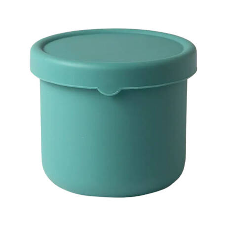 Contenedor Recipiente de Alimentos 250Ml c/ Tapa en Silicona Verde