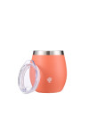 MATE TERRANO ACERO C/ TAPA 130ML CORAL