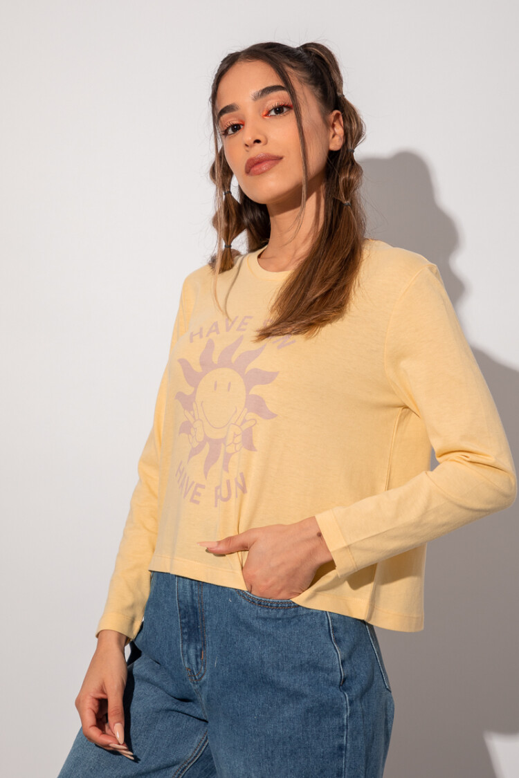 REMERA SUN FUN Amarillo