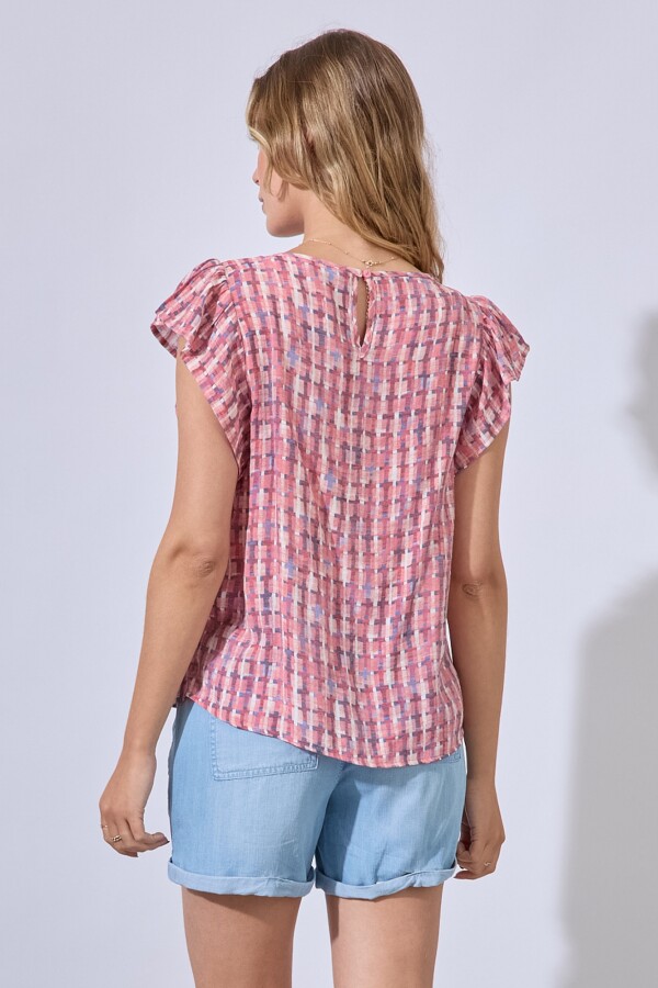 Blusa Puntilla ROJO/MULTI