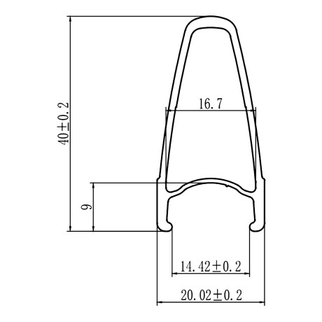 Par de Ruedas de Aluminio Bucklos 40MM 24 Rayos 001