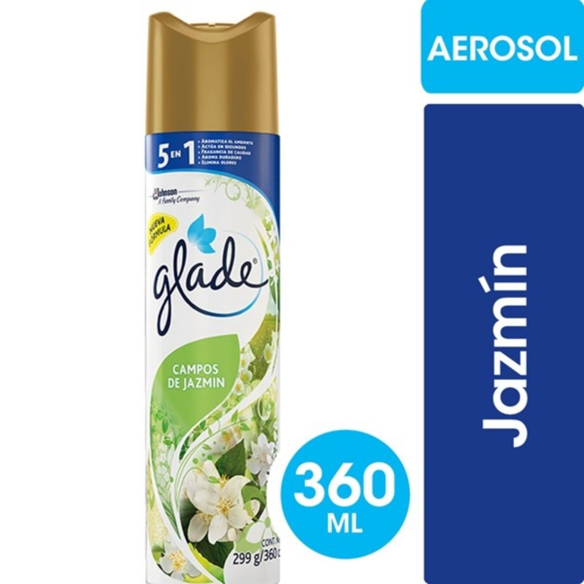 Desodorante de Ambiente Glade Aerosol - Campos de Jazmín 360 ML — Coral