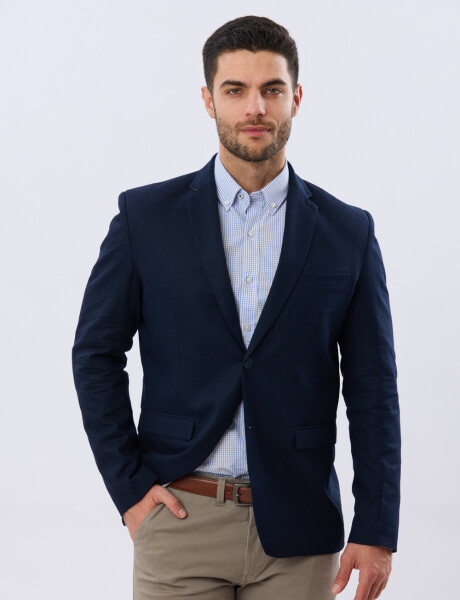 SACO DE LINO Azul