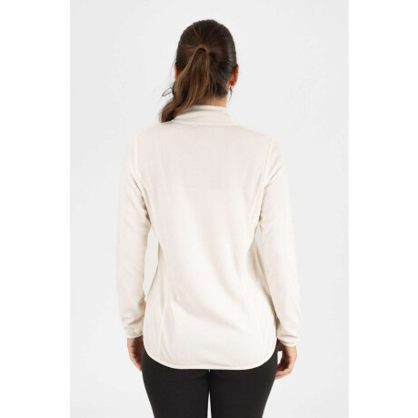 Campera polar mujer beige Beige