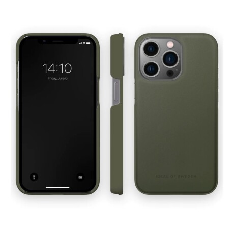 Protector Atelier Case Ideal of Sweden para iPhone 14 Pro Intense khaki