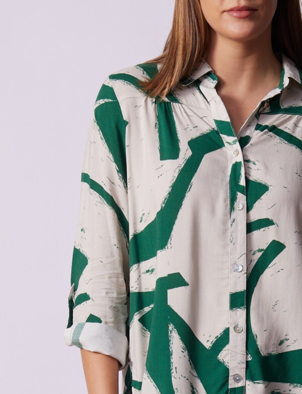 Camisola Print MULTI/VERDE