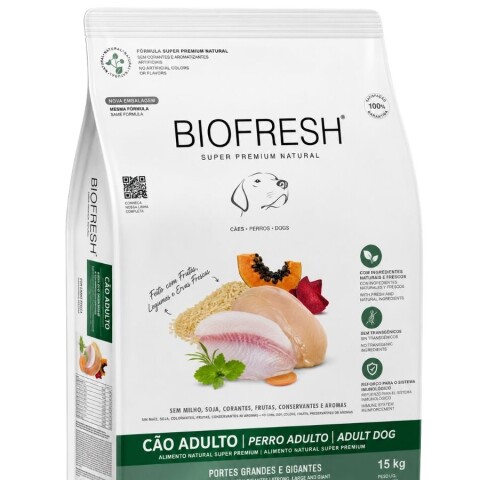 BIOFRESH PERRO ADULTO RAZAS GRANDES 15KG BIOFRESH PERRO ADULTO RAZAS GRANDES 15KG