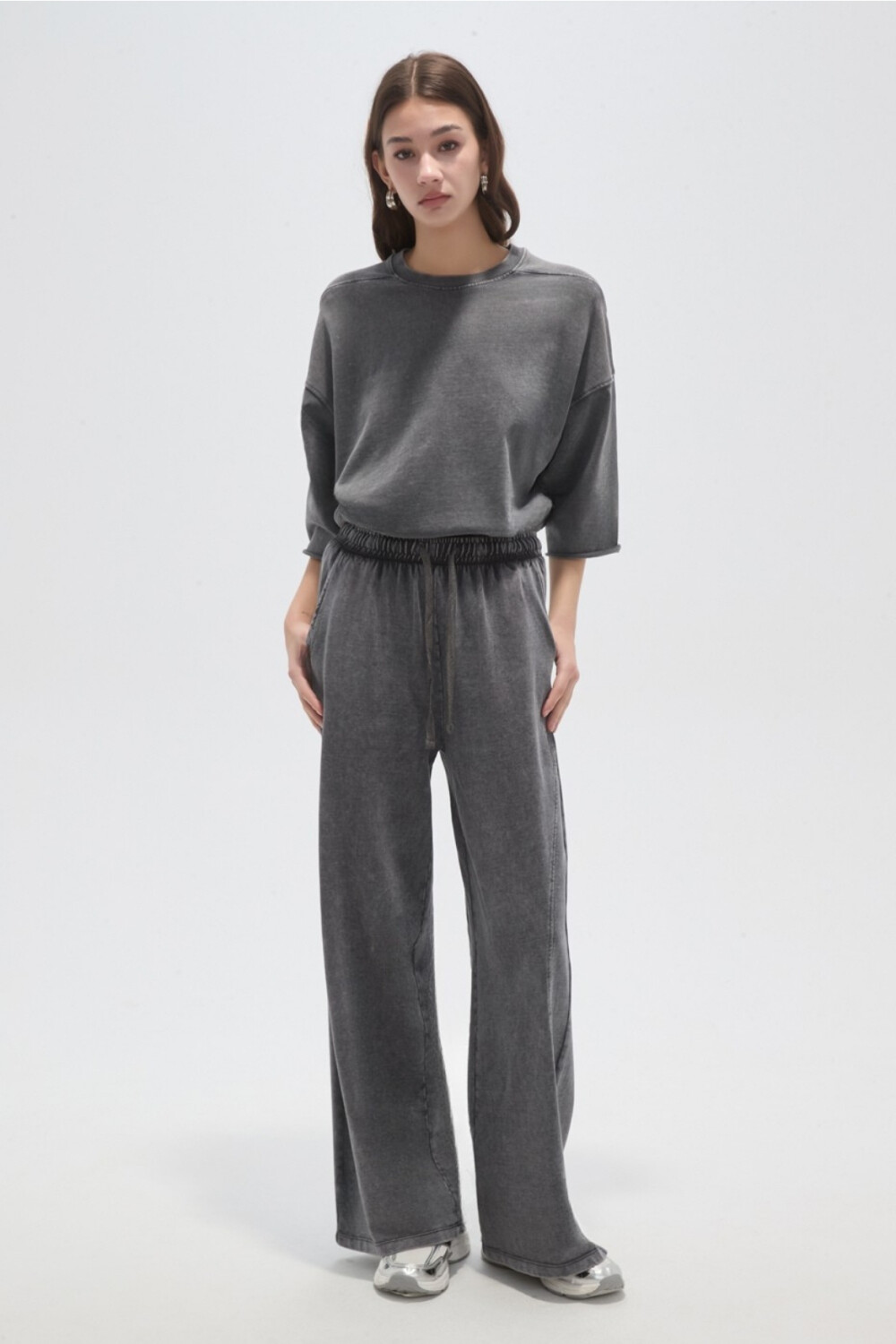 Pantalon Deportivo Durda Gris Oscuro