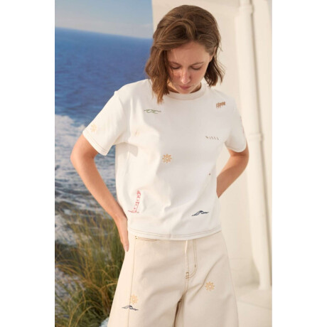 Tshirt Savia Detail Blanco