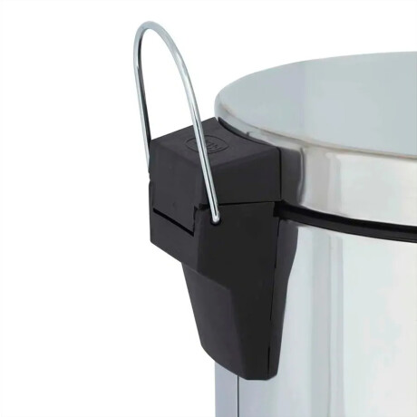 Tarro Residuos Papelera con Pedal Acero Inox 20Lts Mor Agata Plateado